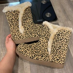target cheetah boots